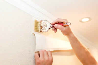 Pose de papier peint à la Godefroy — revêtements muraux et toiles de verre